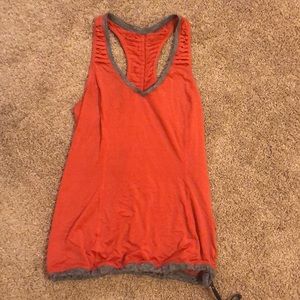 Lululemon Coral Tank W/Grey Details- Size 4
